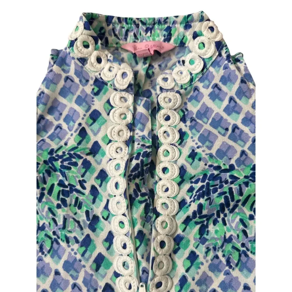 Lilly Pulitzer Jane Child’s Blue and White Maxi Dress  Size 6